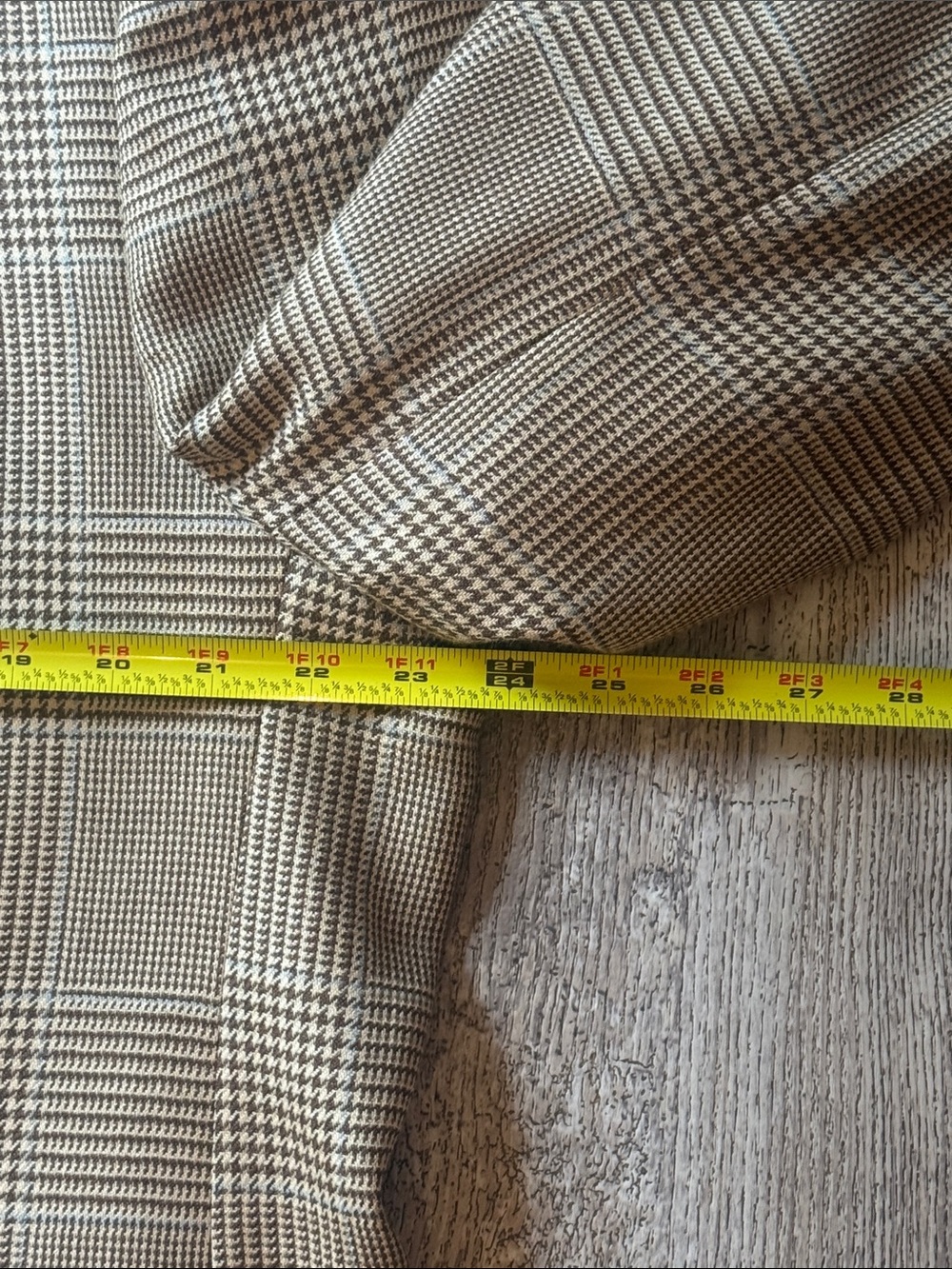 Lauren Ralph Lauren Tan Glen Plaid Sport Coat Blazer - Picture 5 of 9